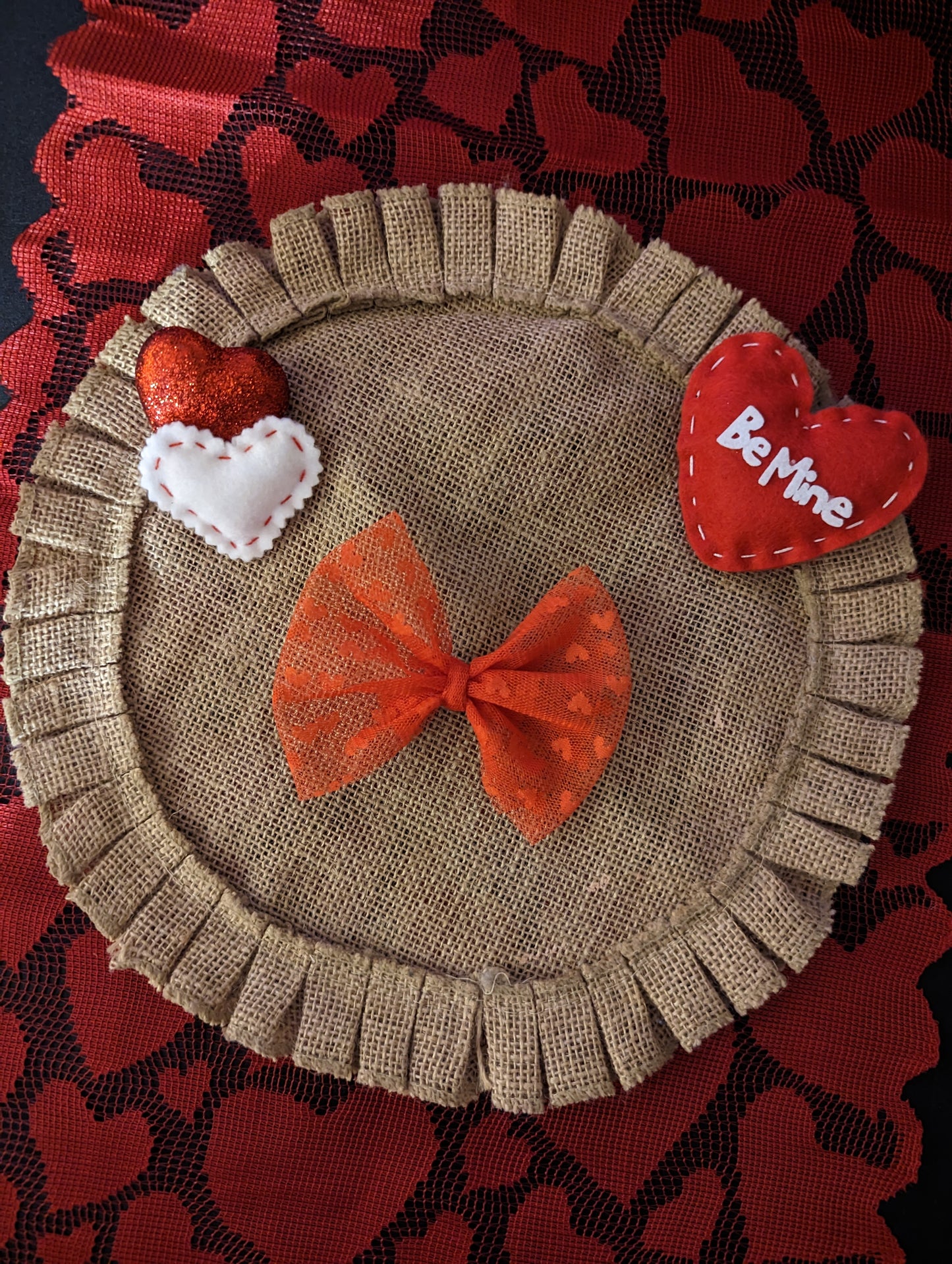 Heart Tulle Clip