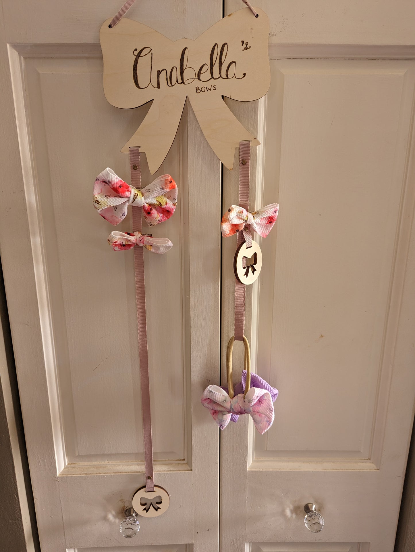 Bow Holder + 2 Solid Bows Starter Set