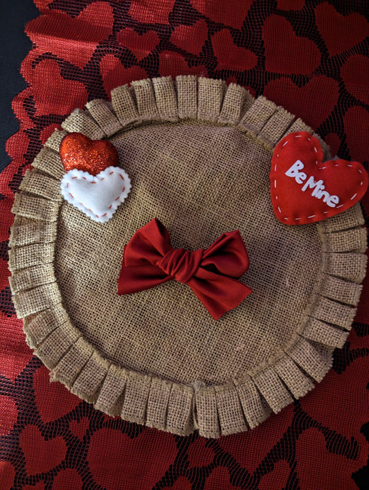 Red Pinwheel Clip