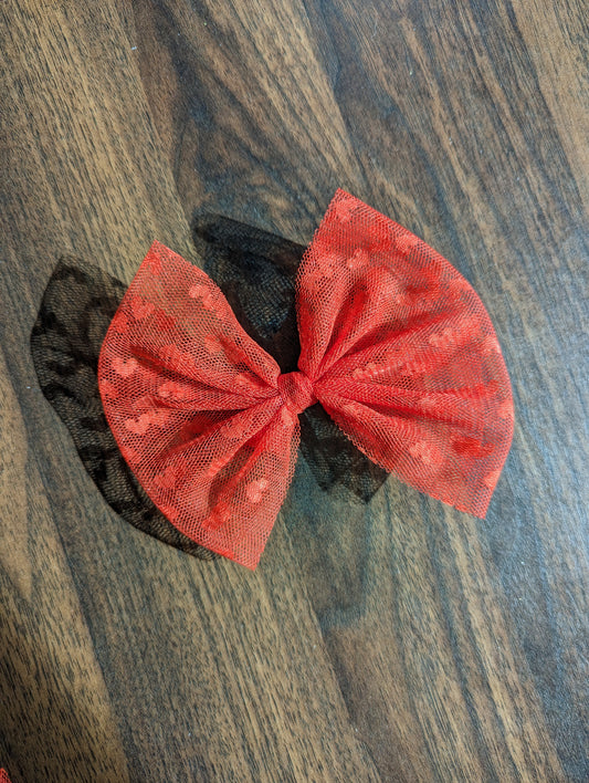 Heart Tulle Clip