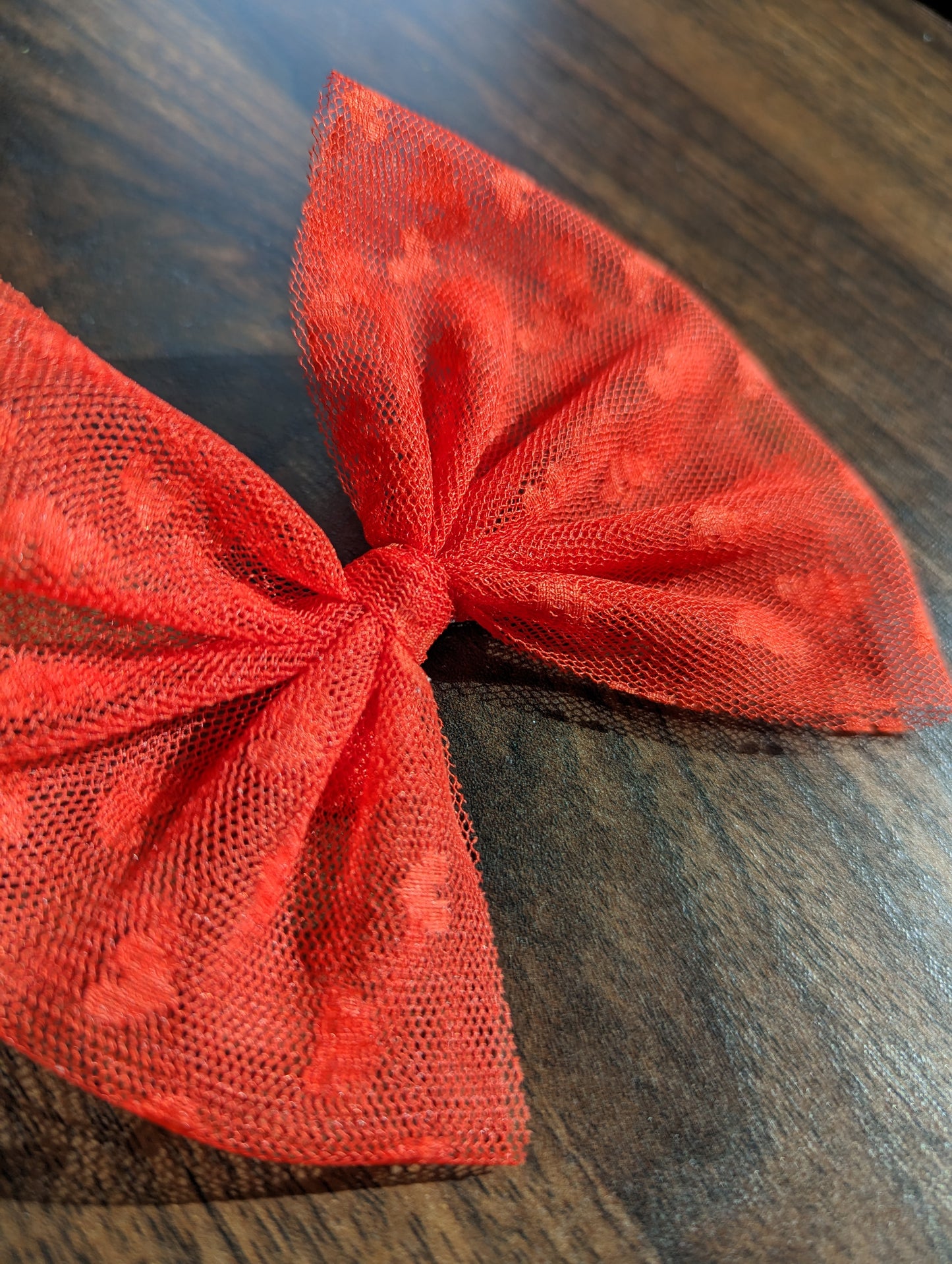 Heart Tulle Clip