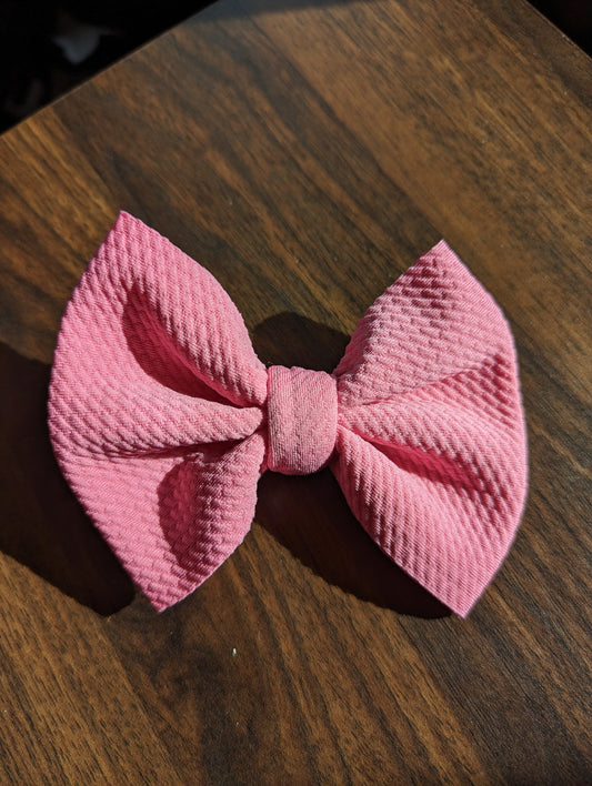 Bow-blegum Pink Clip
