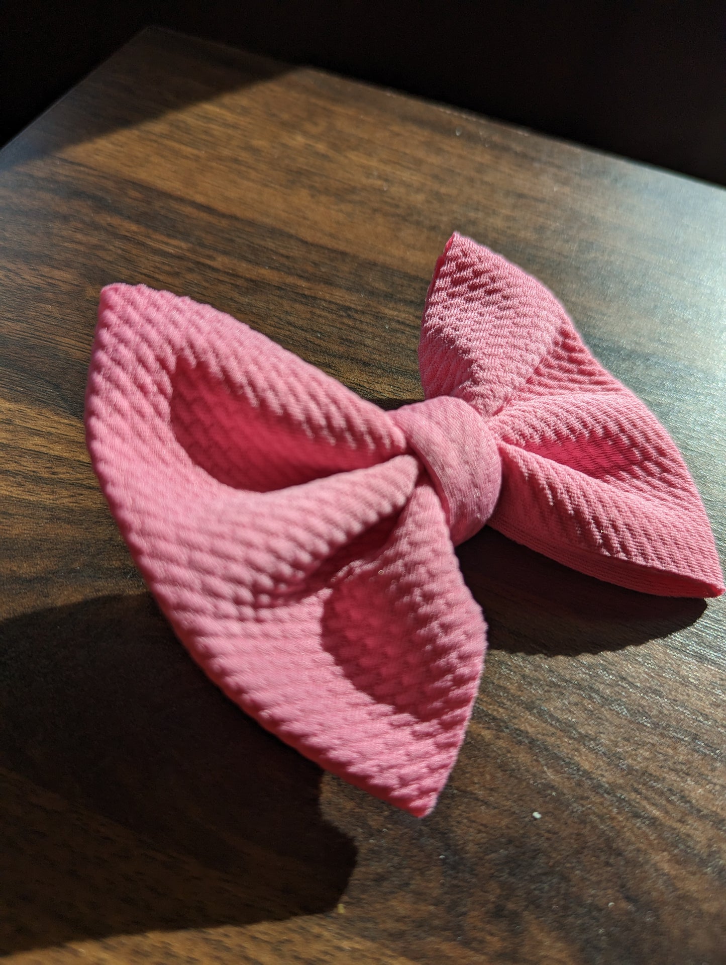 Bow-blegum Pink Clip